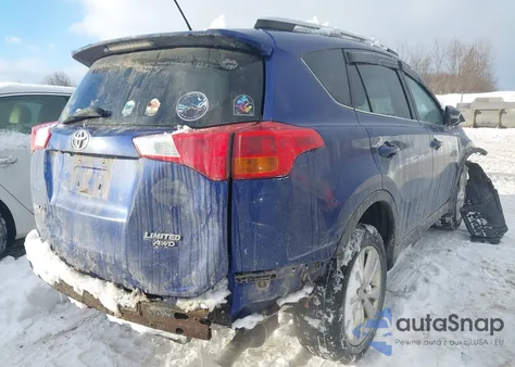 2014 Toyota Rav4 Limited z USA, uszkodzony, nr VIN 2T3DFREV7EW224149